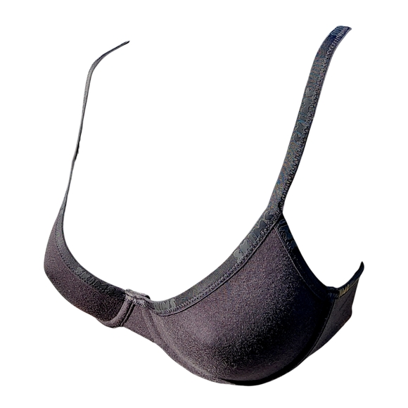 SKIMS Cotton Logo Demi Bra size 34A in Soot NWOT - Picture 2 of 5